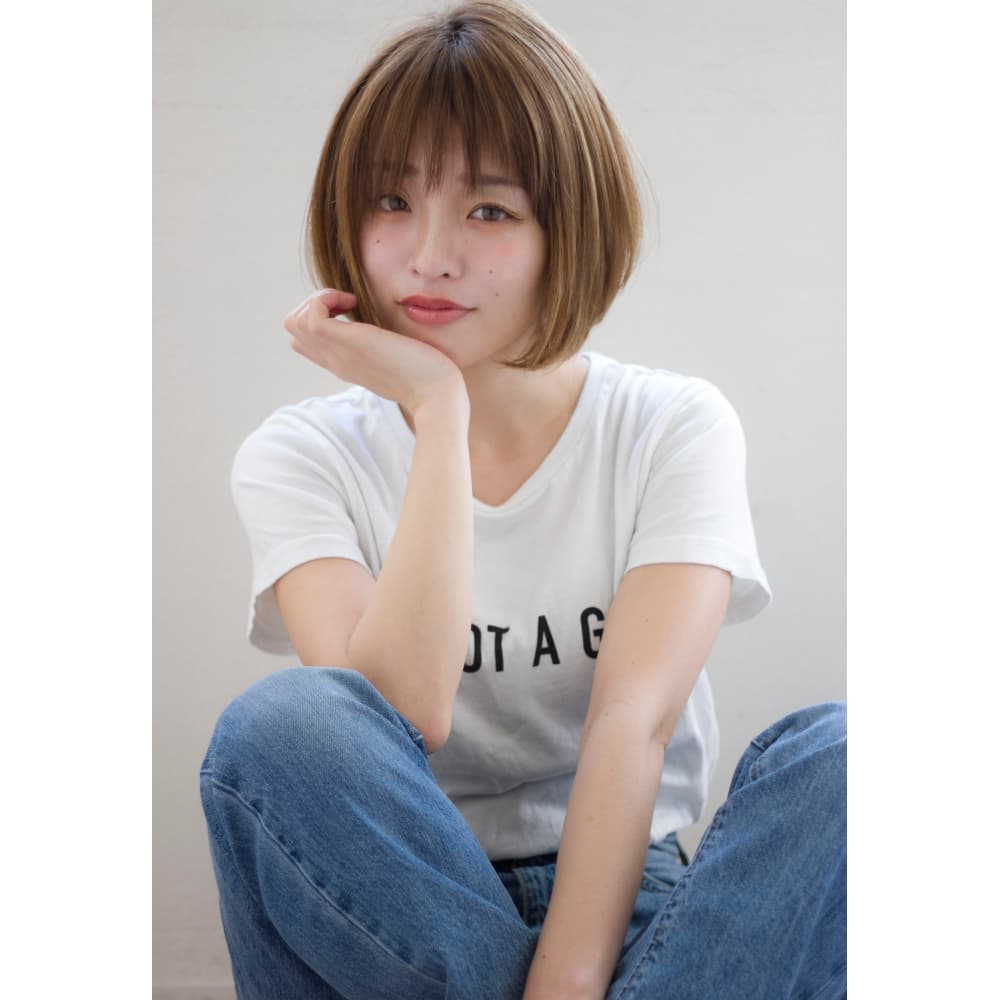 ヘアスタイルのアイデアKamigatahotpepper 【最高のコレクション】 ヘア スタイル ショート ボブ 前 下がり