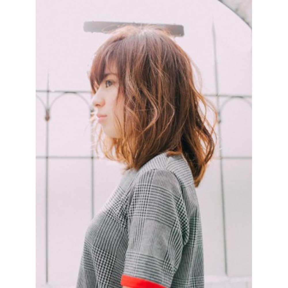 ゆるふわミディアムボブ Laciel 両国店 ラシエル のヘアスタイル 美容院 美容室を予約するなら楽天ビューティ