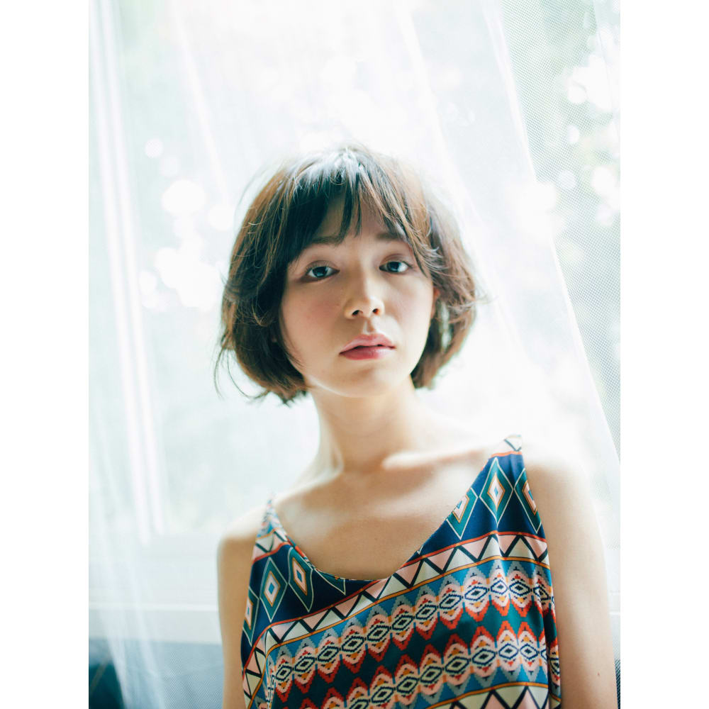 ナチュラルボヘミアンボブ 押上 美容院 Vita オシアゲ ビヨウイン ヴィータ のヘアスタイル 美容院 美容室を予約するなら楽天ビューティ