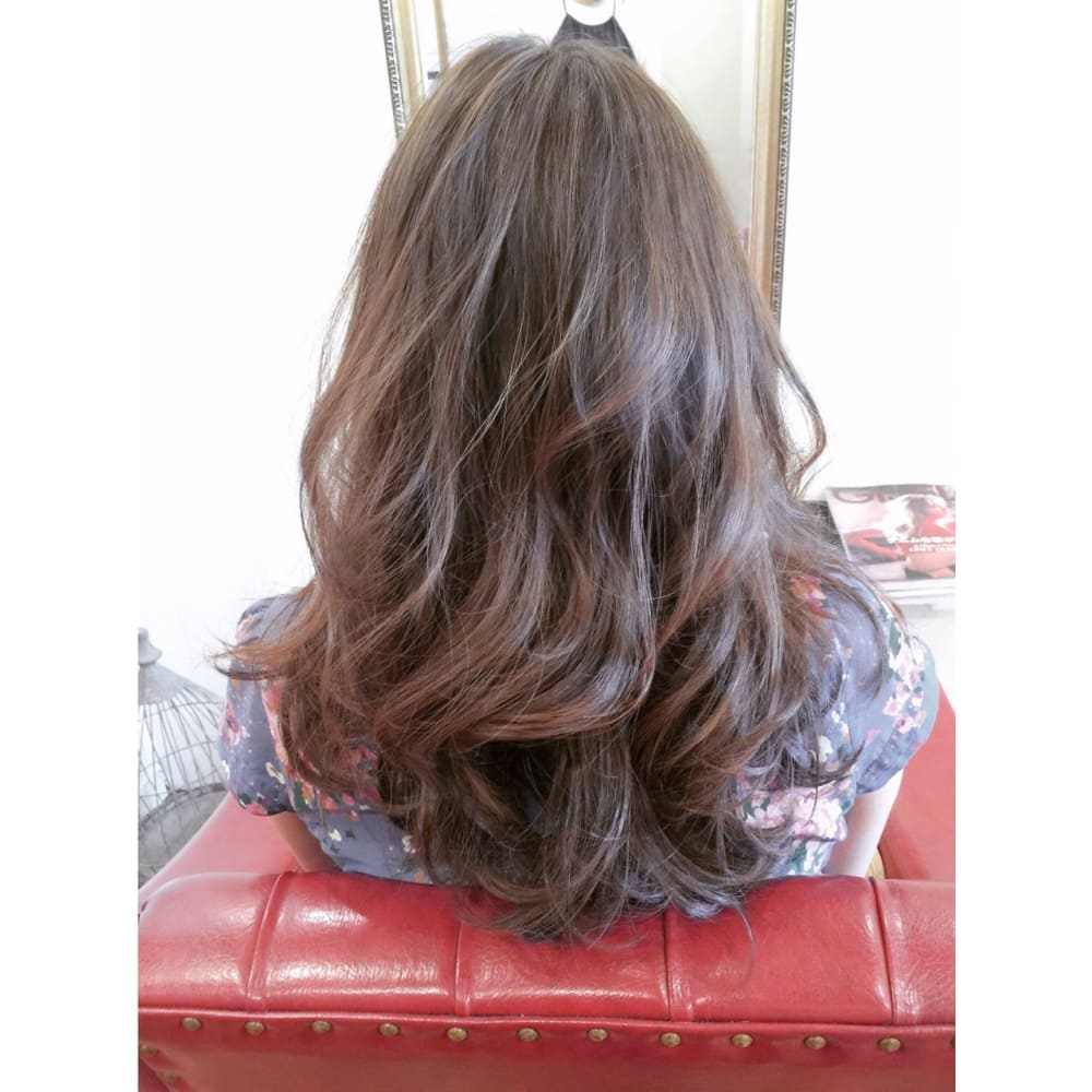 グレージュカラー デジタルパーマ 髪質改善縮毛矯正専門店 Atelier Mim アトリエミム のヘアスタイル 美容院 美容室を予約するなら楽天ビューティ