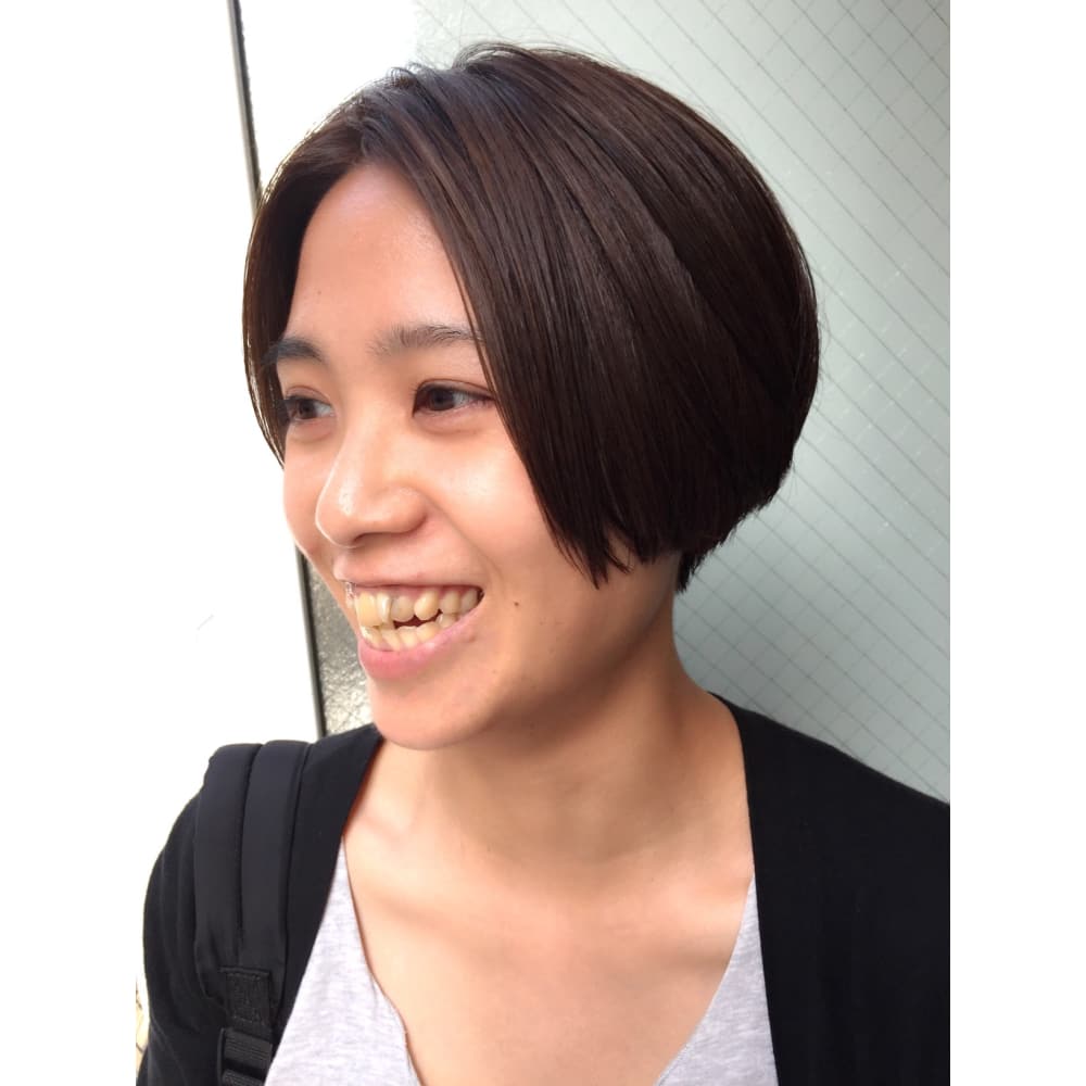 ハンサム女子のコンパクトなシンプルボブ Le Clic Aveda 錦糸公園前 ハンサム女子のコンパクトなシンプルボブ Le Clic Aveda 錦糸公園前