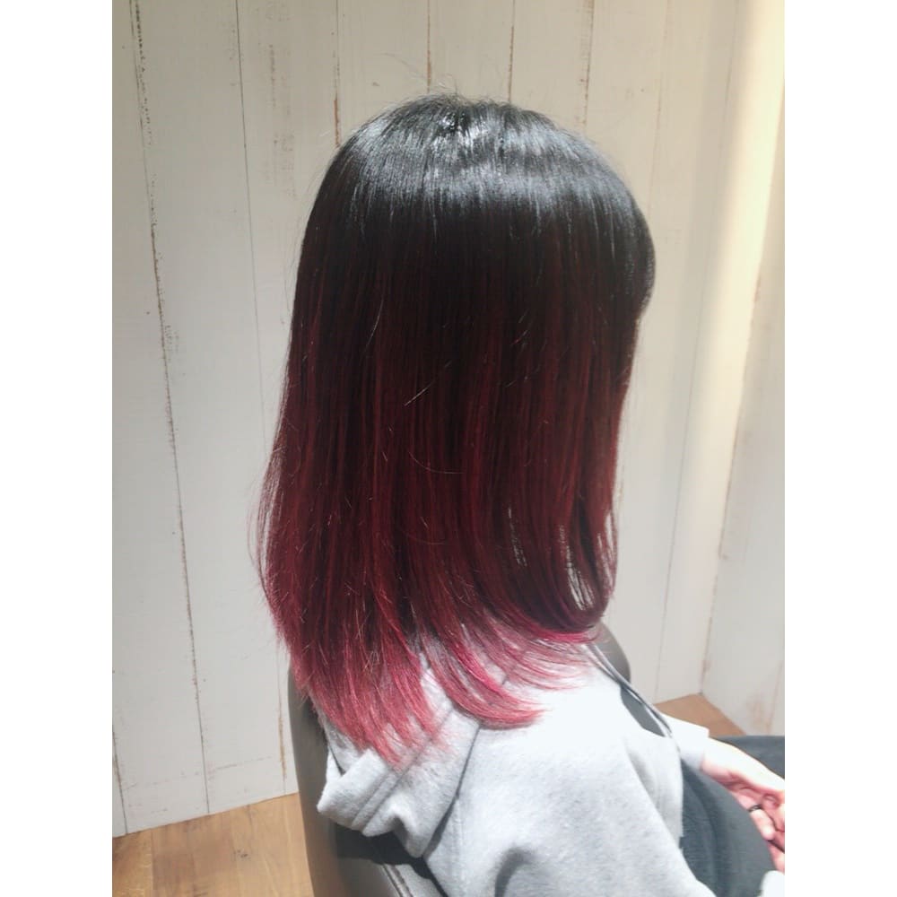 現代の髪型 新着ダーク レッド ヘア カラー