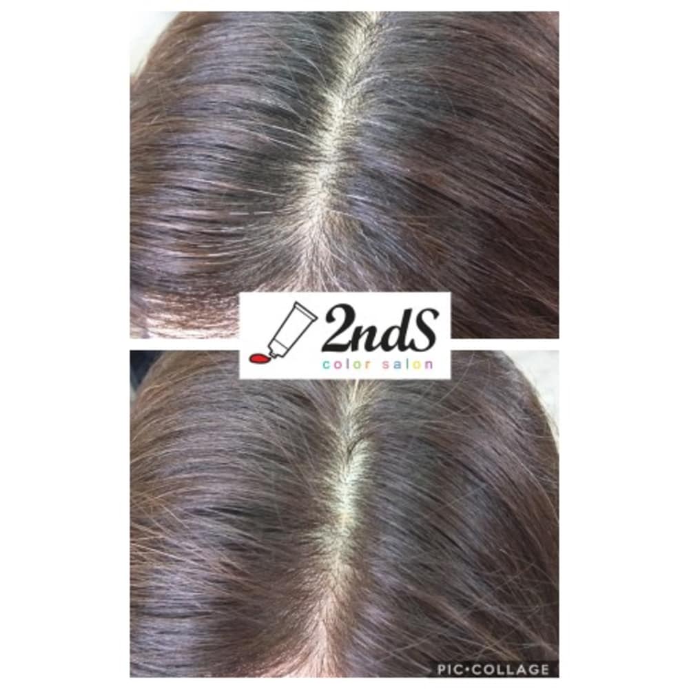 白髪染め7レベルナチュラルブラウン 2nds セカンズ のヘアスタイル 美容院 美容室を予約するなら楽天ビューティ