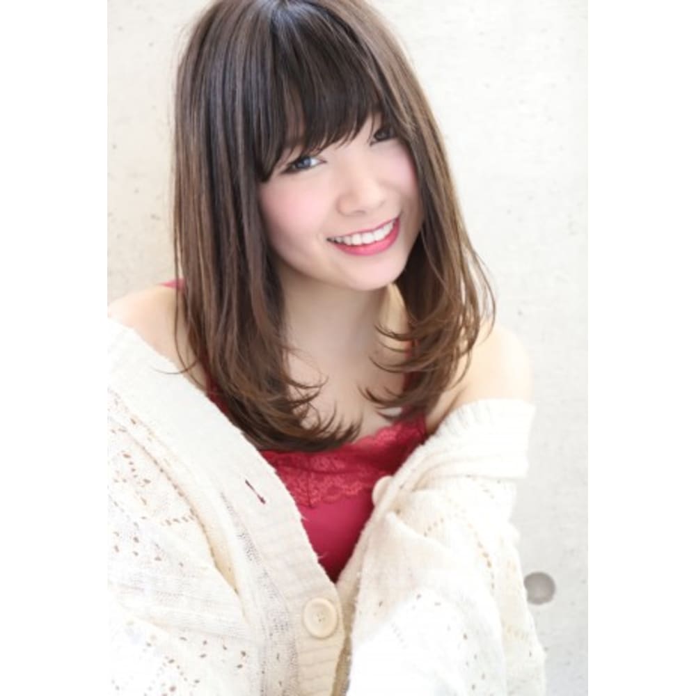 Seek フェミニンロング 流し前髪 Hair Make Seek 立川店 ヘアーアンドメイクシークタチカワテン のヘアスタイル 美容院 美容室を予約するなら楽天ビューティ