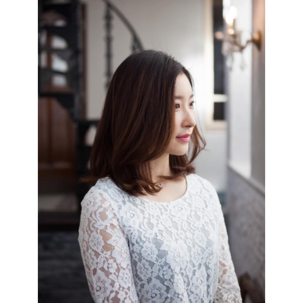 大人の小顔セミディボブ ヘアー ネイル ｆｅｌｉｚ 富士南店 ヘアーネイルフェリスフジミナミテン のヘアスタイル 美容院 美容室を予約するなら楽天ビューティ