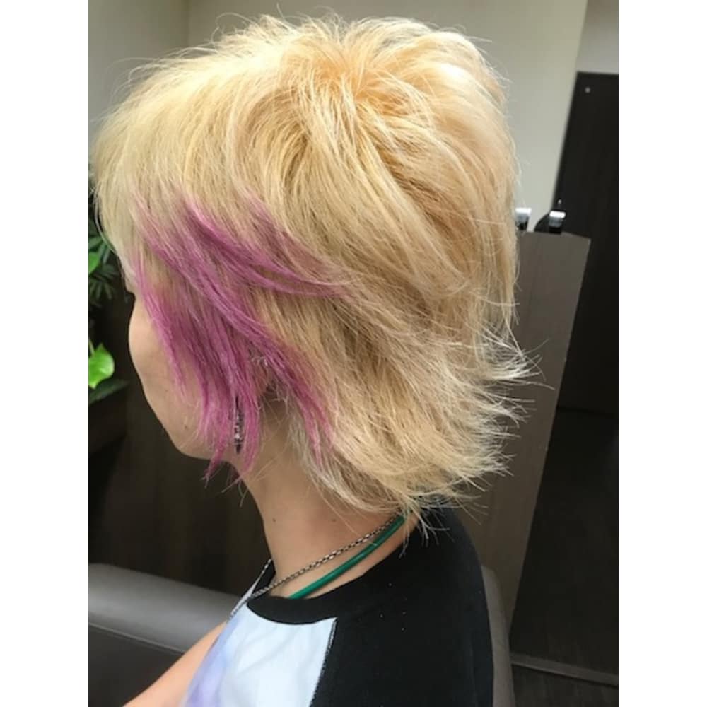 ハイブリーチ メッシュ Baint バンチ のヘアスタイル 美容院 美容室を予約するなら楽天ビューティ