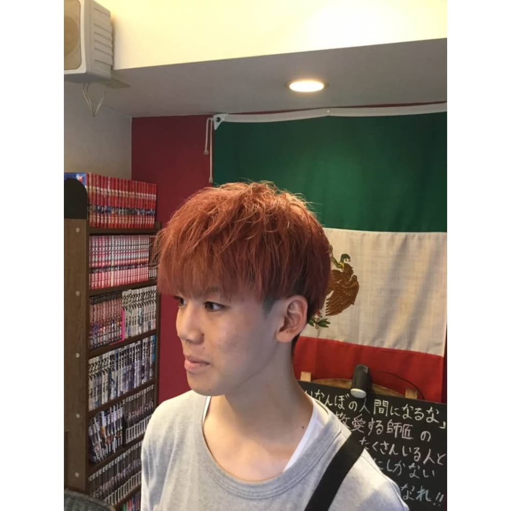 レッドカラーツーブロック 須磨 板宿 メンズ専門美容院 インフィニィト インフィニィト のヘアスタイル 美容院 美容室を予約するなら楽天ビューティ レッドカラーツーブロック 須磨 板宿 メンズ専門美容院 インフィニィト インフィニィト のヘアスタイル 美容院 美容室を予約するなら楽天ビューティ