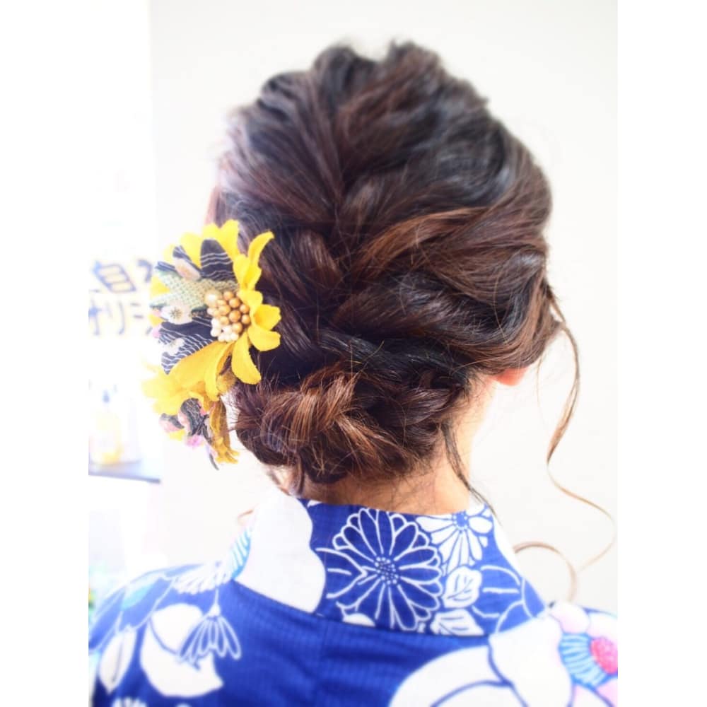 浴衣美人 Alpha Hair Salon 小笹店 アルファヘアサロンオザサテン のヘアスタイル 美容院 美容室を予約するなら楽天ビューティ