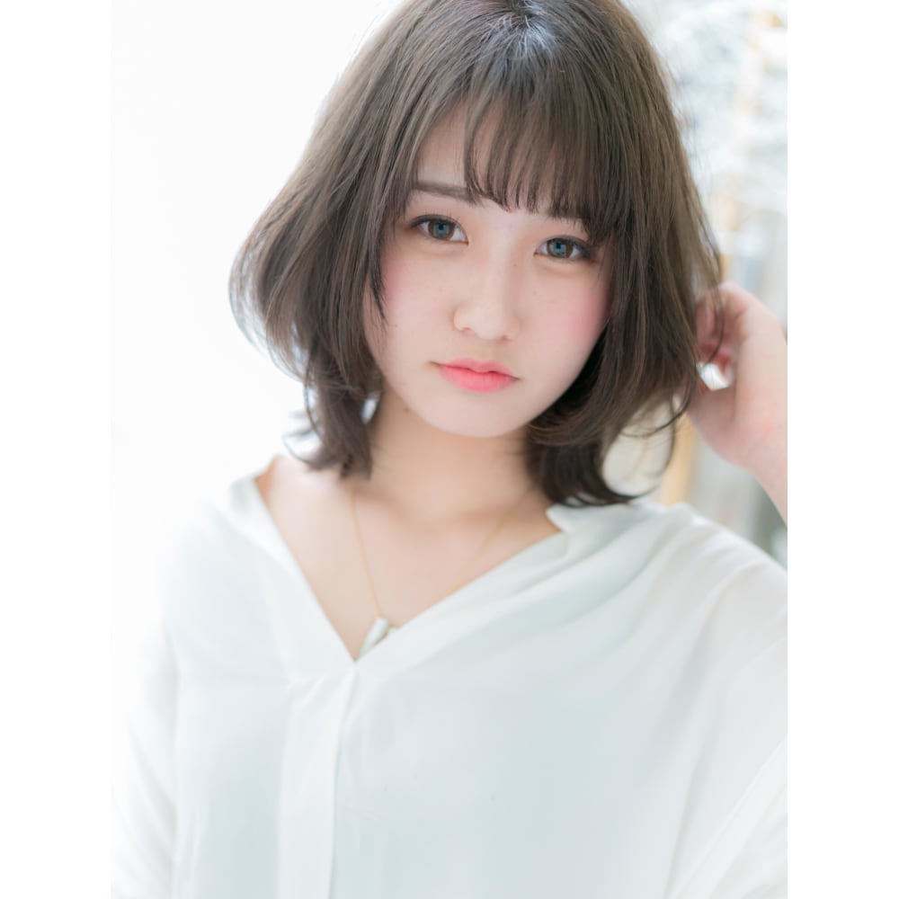 黒髪が大人かわいい ふんわりボブウルフ Mod S Hair 越谷 モッズヘア 越谷西口店 モッズヘア コシガヤニシグチテン のヘアスタイル 美容院 美容室を予約するなら楽天ビューティ
