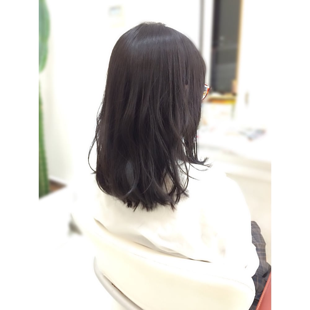 切りっぱなしロブ 高校生 Hair Verde ヘアー ヴェルデ のヘア 切りっぱなしロブ 高校生 Hair Verde ヘアー ヴェルデ のヘア