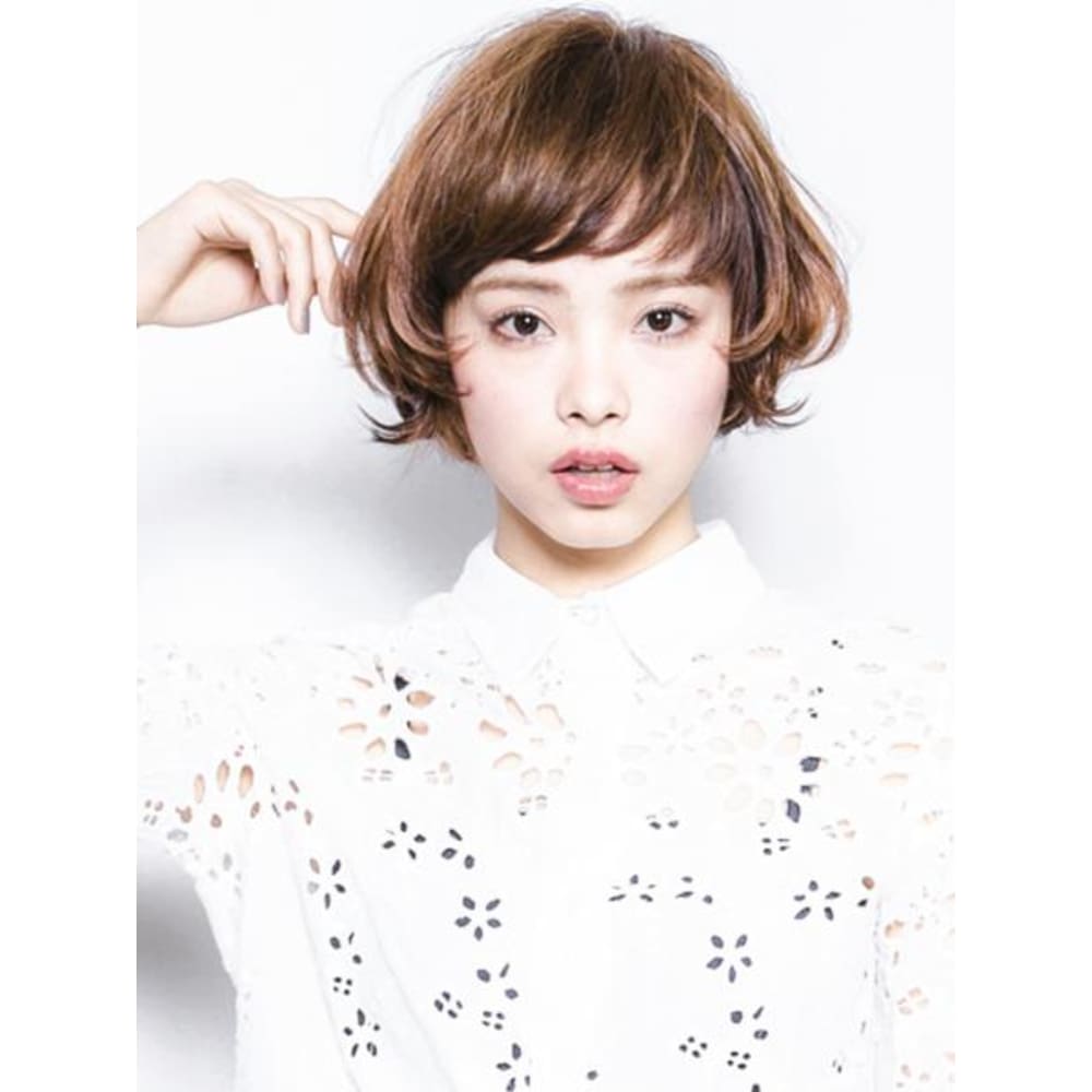 マッシュショート パーマスタイル Three By Keep 尾山台 スリー バイ キープ オヤマダイ のヘアスタイル 美容院 美容室を予約するなら楽天ビューティ