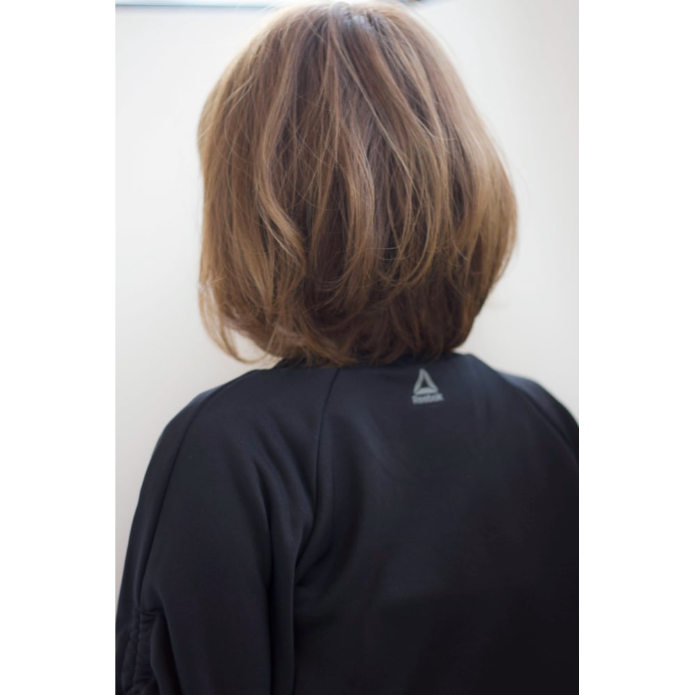 現代の髪型 50+素晴らしいワンレン 前 下がり ボブ