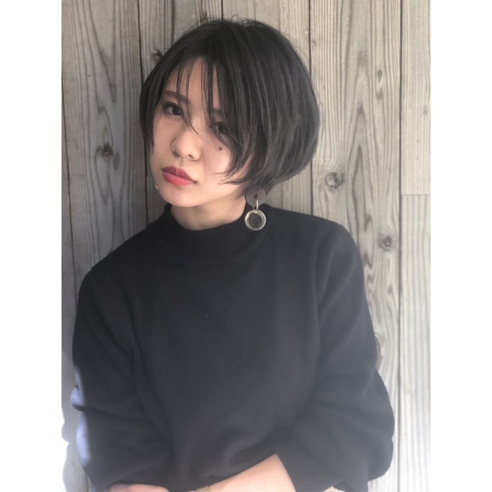 シースルーバングなショートスタイル Hair Make Sofa 仙台駅前店 ヘアーアンドメイクソファーセンダイエキマエテン のヘアスタイル 美容院 美容室を予約するなら楽天ビューティ
