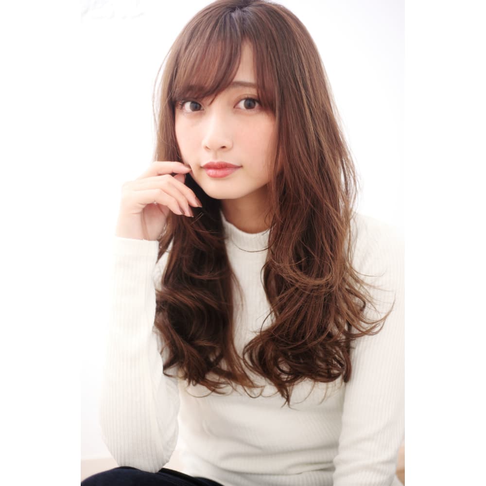 髪型 ロング ひし形