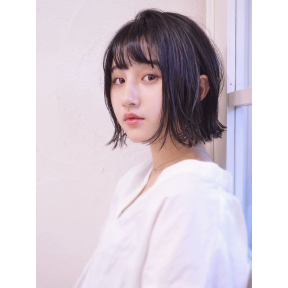 黒髪切りっぱなしボブ Natsuya ナツヤ のヘアスタイル 美容院 美容室を予約するなら楽天ビューティ