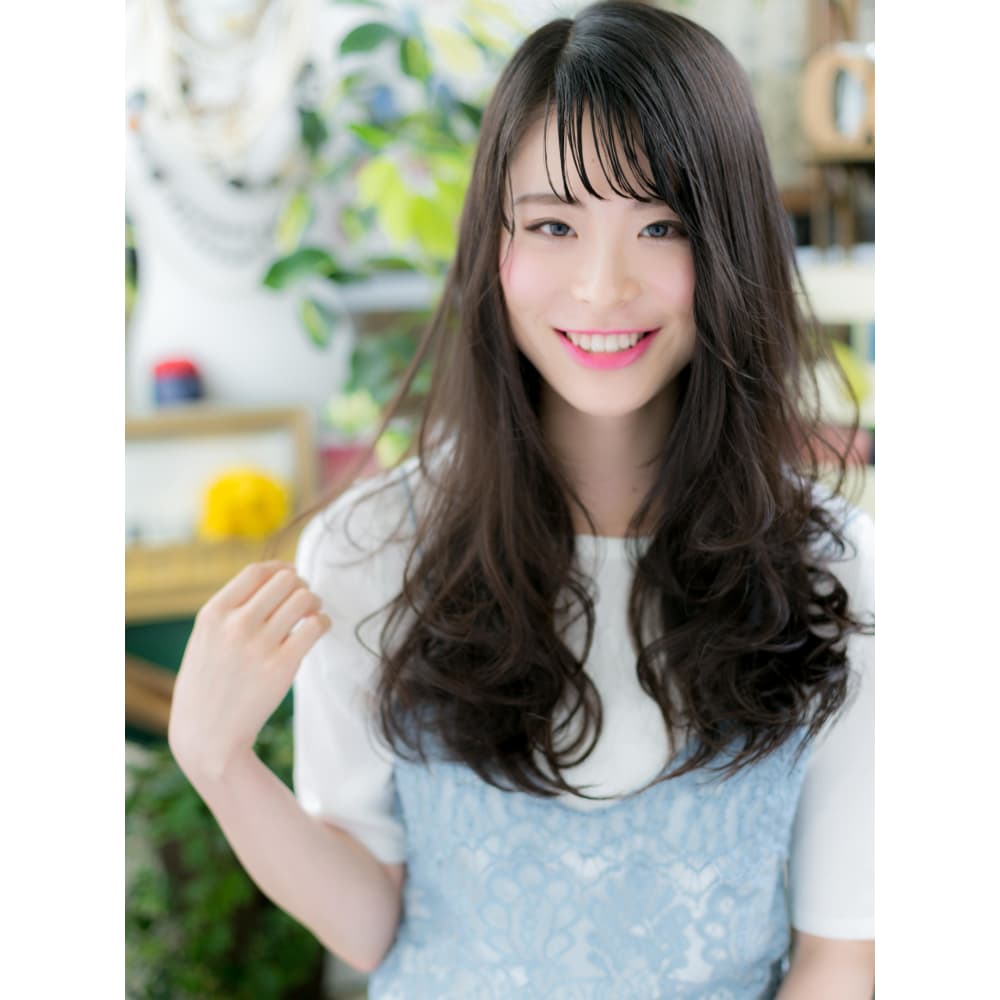 黒髪 くせ毛風 ロングスイート Cover Hair Spa Bliss 浦和西口店 カバーヘア アンド スパブリス ウラワニシグチテン のヘアスタイル 美容院 美容室を予約するなら楽天ビューティ