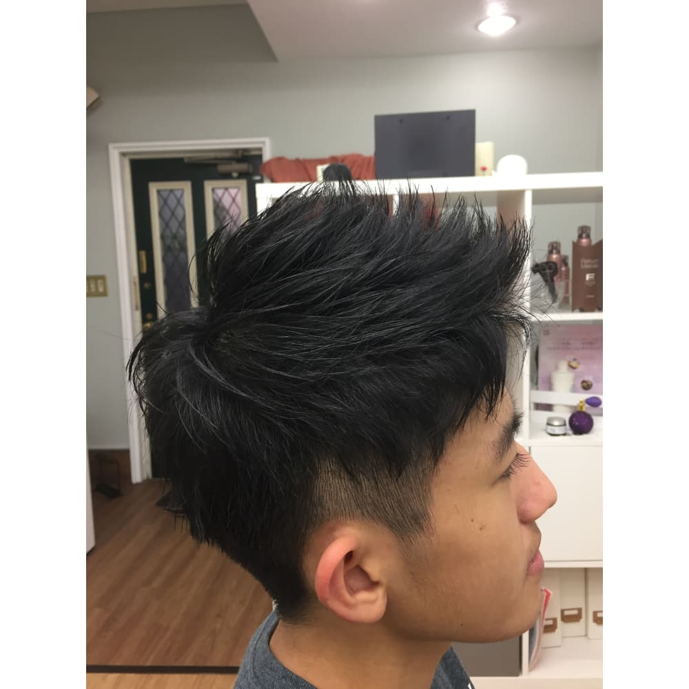 ヘアカタログパーマ: 最新のHD 髪型 ショート 黒髪 学生