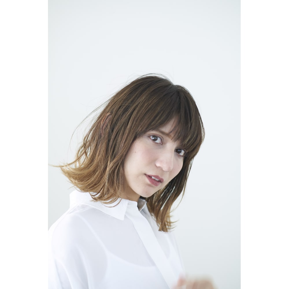 ジグザグバング ワンレン外はねボブ Atelier Ittowa アトリエイトワ のヘアスタイル 美容院 美容室を予約するなら楽天ビューティ
