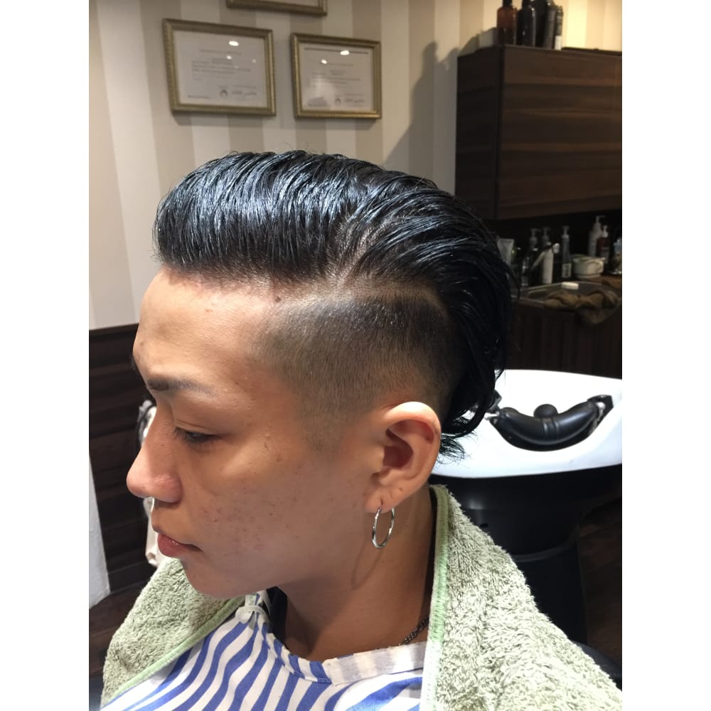 ツーブロックフェード Bar Ber Shop Oldnew バーバーショップ