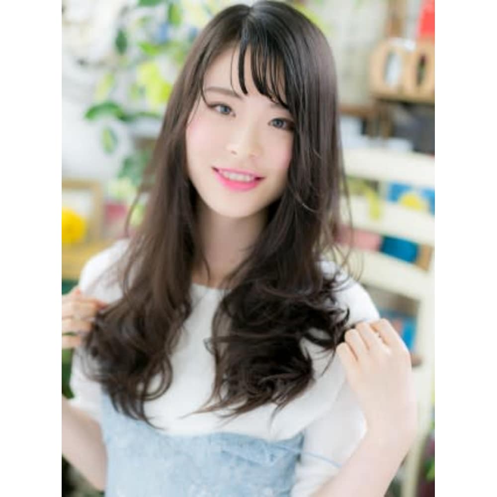 黒髪 くせ毛風 ロングスイート Cover Hair Bliss 上尾西口店 カバーヘアブリス アゲオニシグチテン のヘアスタイル 美容院 美容室を予約するなら楽天ビューティ