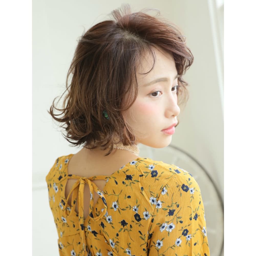 【最高】 ふわふわ ショート ボブ 最高のヘアスタイル画像