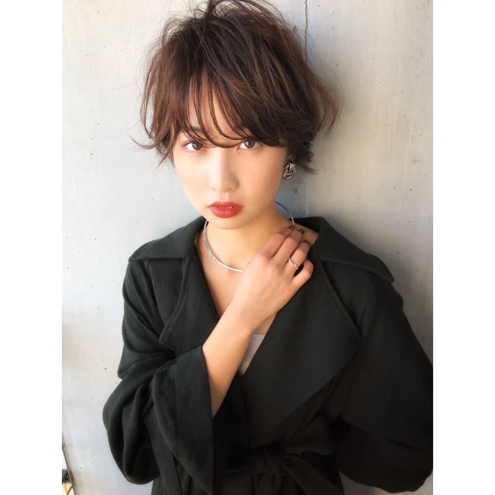 ひし形ショート ショコラブラウン Y ４１６ Alice By Afloat アリスバイアフロート のヘアスタイル 美容院 美容室を予約するなら楽天ビューティ