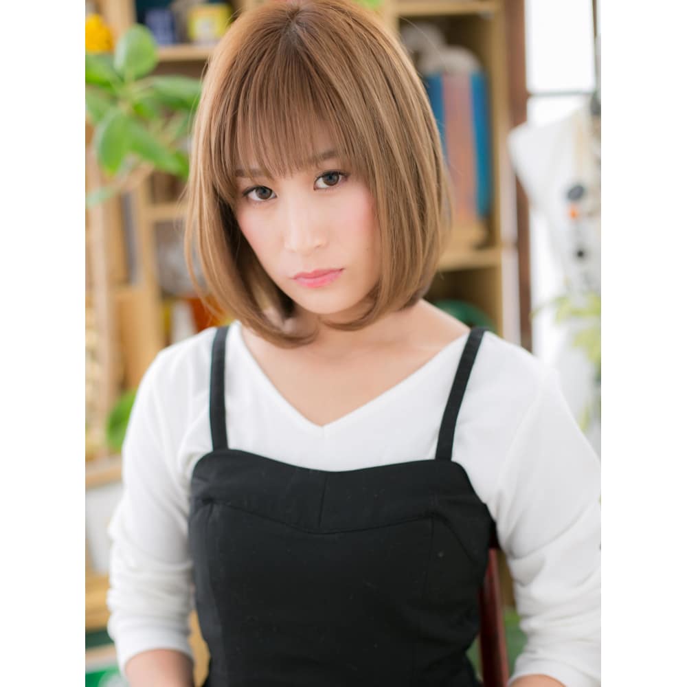 小悪魔系 外国人風ハイトーン 前下がりボブ Cover Hair Bliss 戸田公園西口店 カバーヘアブリス トダコウエンニシグチテン のヘアスタイル 美容院 美容室を予約するなら楽天ビューティ