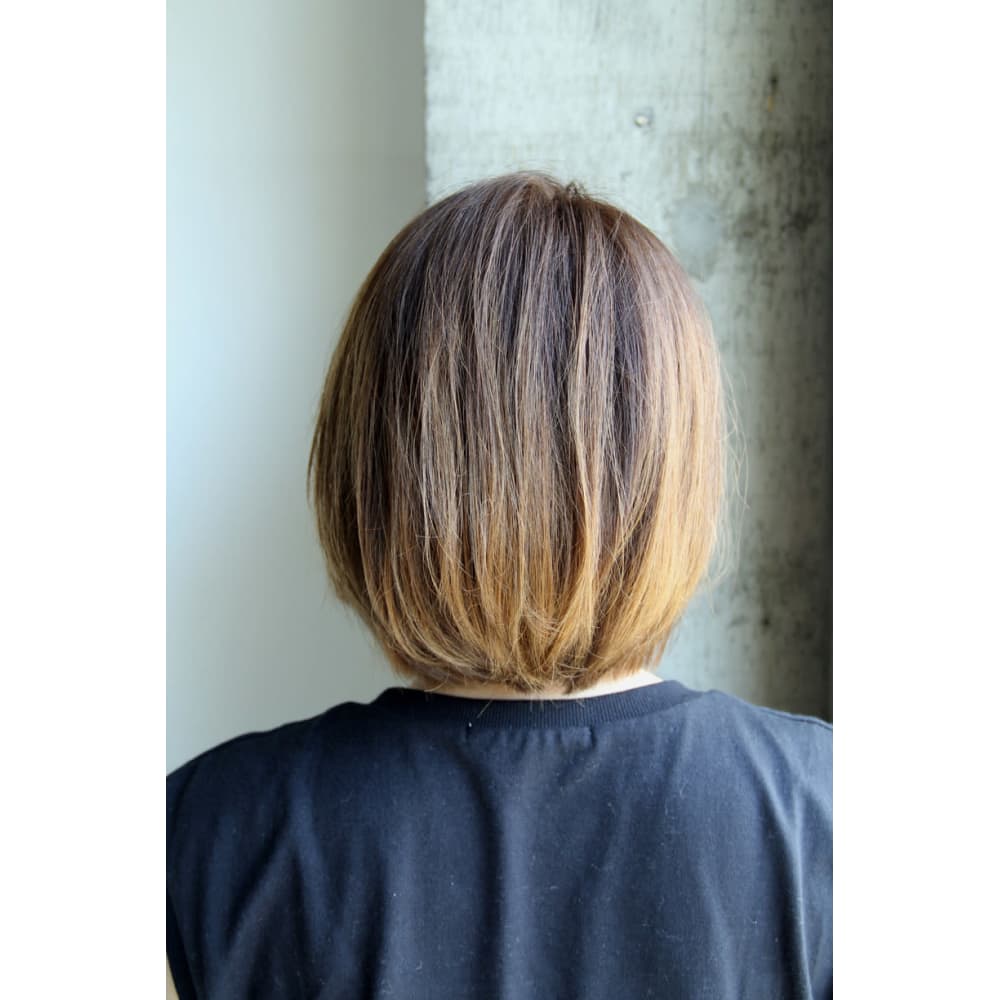 前髪長めのまとまるボブスタイル Dilla 川口店 ディラカワグチテン のヘアスタイル 美容院 美容室を予約するなら楽天ビューティ