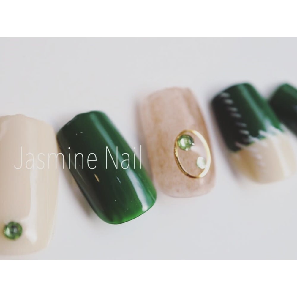 2019年1月の定額デザイン Jasmine Nailジャスミンネイルのネイル