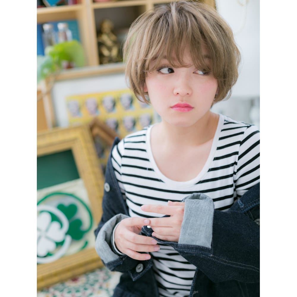 現代の髪型 最高のショート ヘア 代 ボーイッシュ 髪型 丸顔