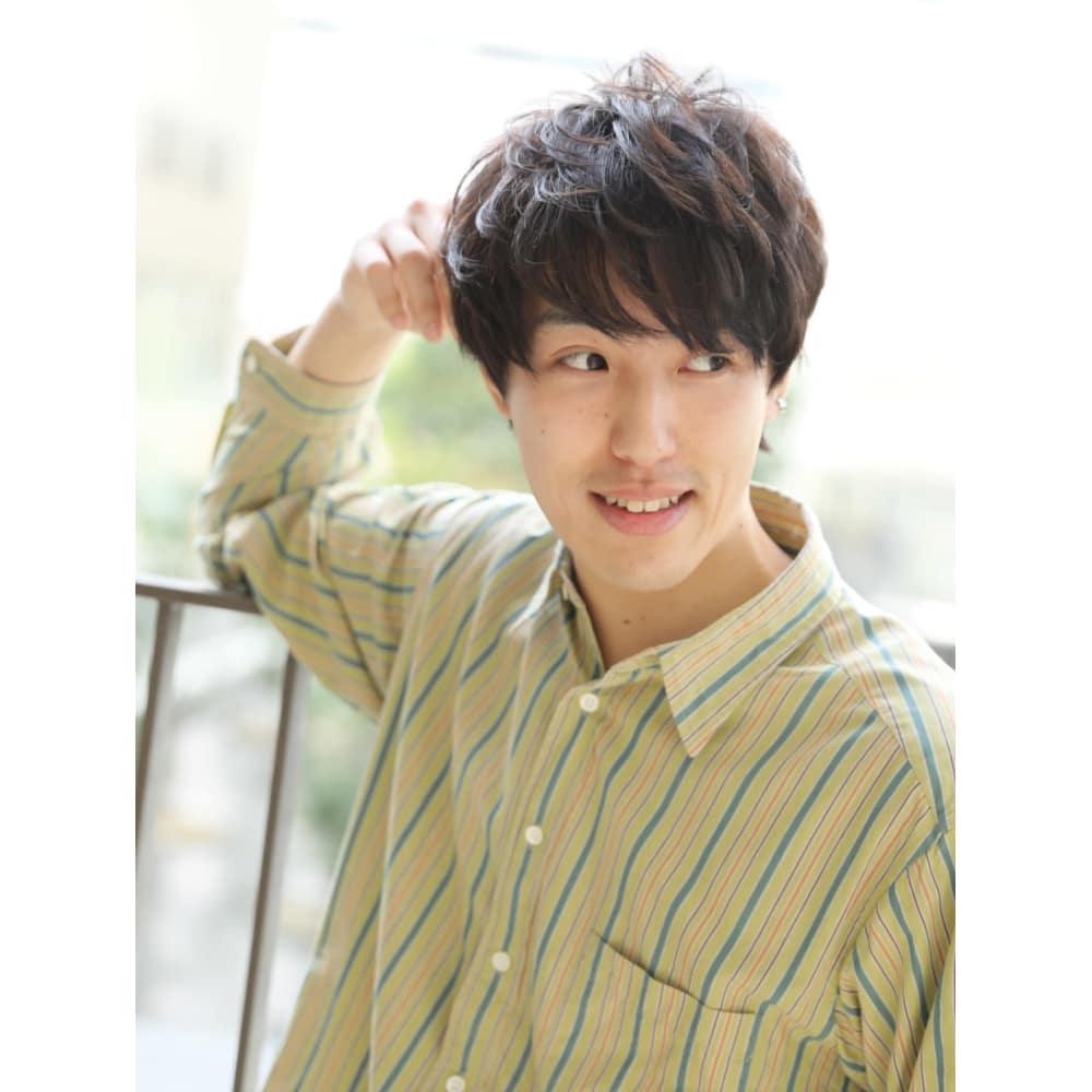 クラウドマッシュ メンズパーマスタイル ガレット梅田 Galette Umeda ガレットウメダ のヘアスタイル 美容院 美容室 を予約するなら楽天ビューティ