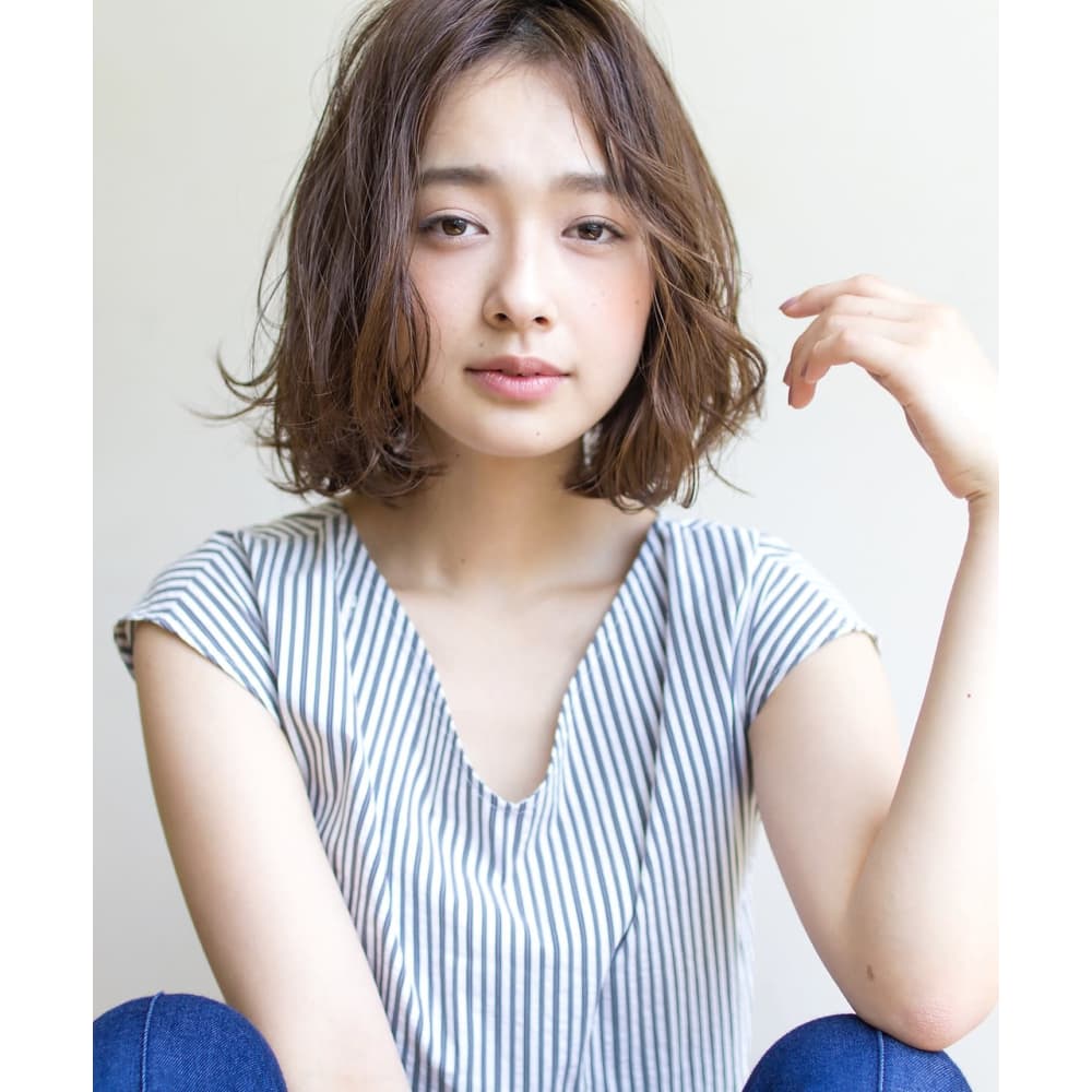 森 センターパート ヘルシーボブ 透明感カラー Acoron 新宿 アコロン シンジュク のヘアスタイル 美容院 美容室を予約するなら楽天ビューティ