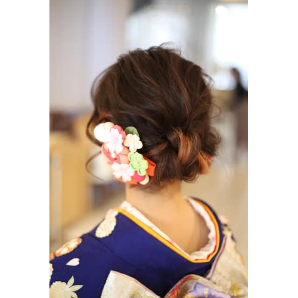 振袖アップスタイル Emu International 春日部本店 エムインターナショナル のヘアスタイル 美容院 美容室を予約するなら楽天ビューティ