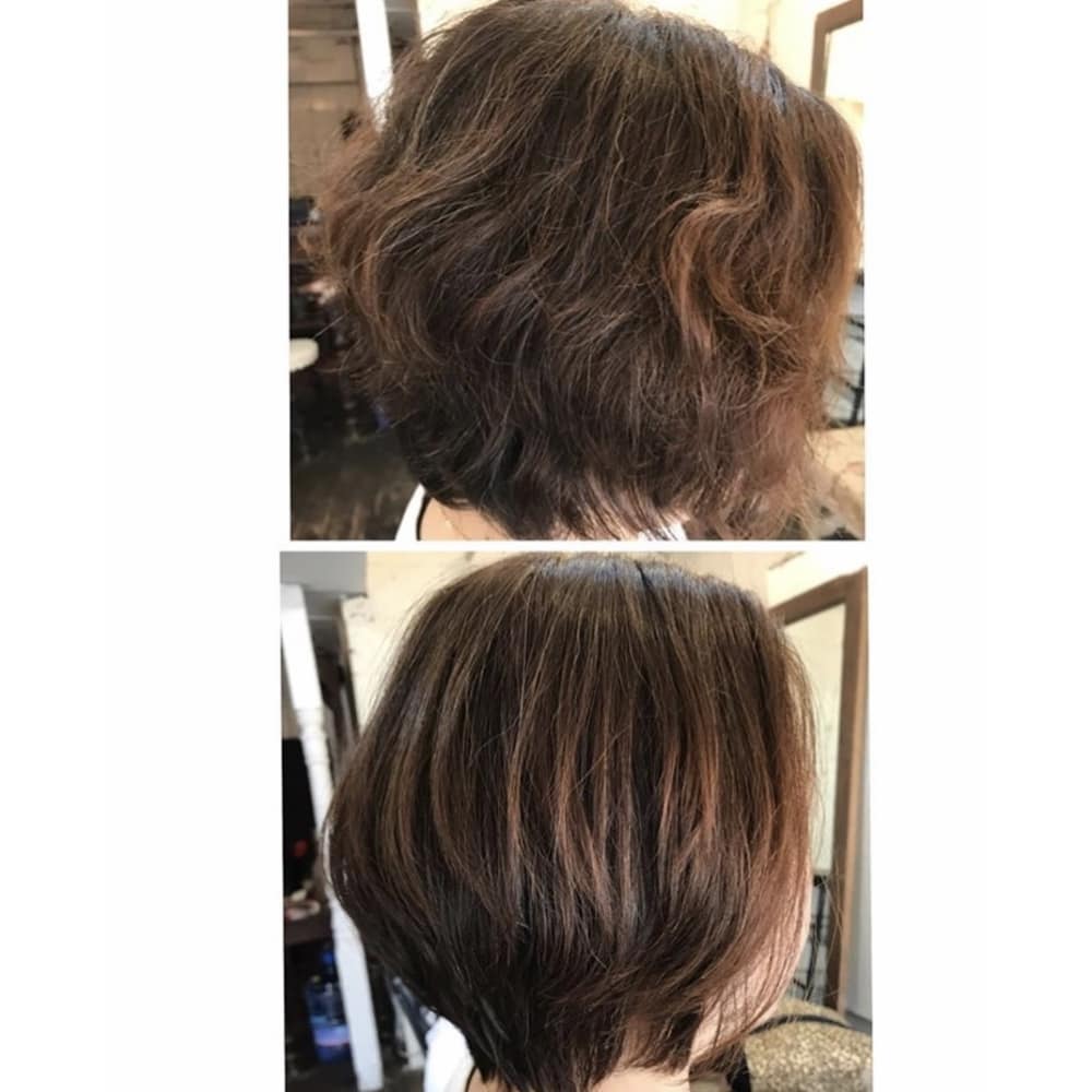 ハリスノフで自然なクセのないツヤ髪に 髪質改善ハリスノフサロン Tricoantique カミシツカイゼンハリスノフサロントリコアンティーク のヘアスタイル 美容院 美容室を予約するなら楽天ビューティ