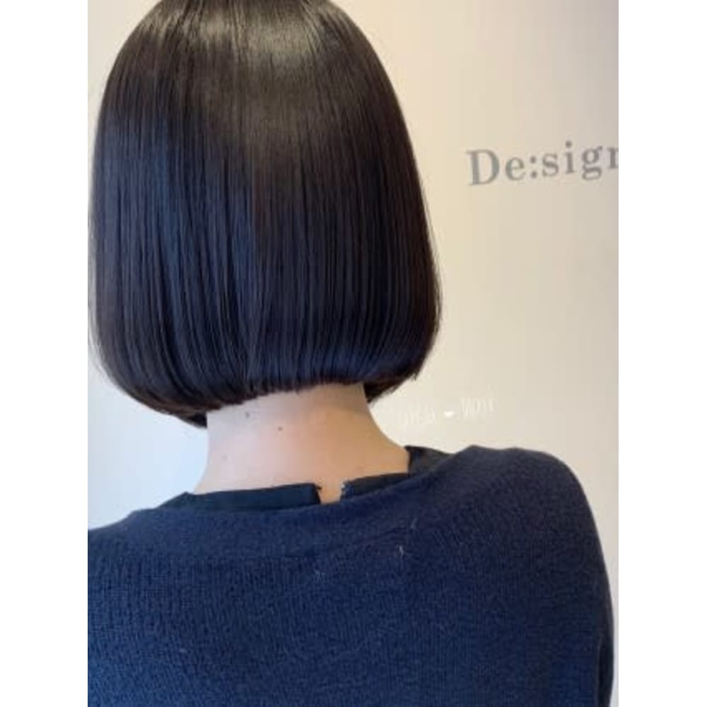 パッツンボブ De Sign For Hair デザイン のヘアスタイル 美容院 美容室を予約するなら楽天ビューティ