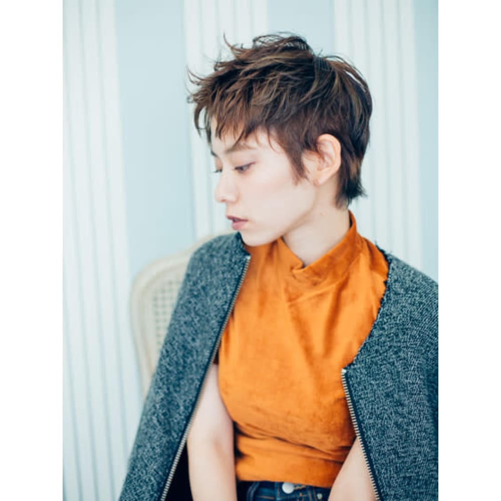メンズライクな女子ショート ブロッサム 若葉店 ブロッサム のヘアスタイル 美容院 美容室を予約するなら楽天ビューティ