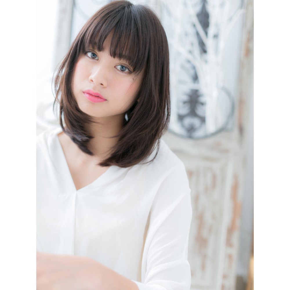 好感黒髪小顔ワンカール エアリーカール Mods Hair 上尾