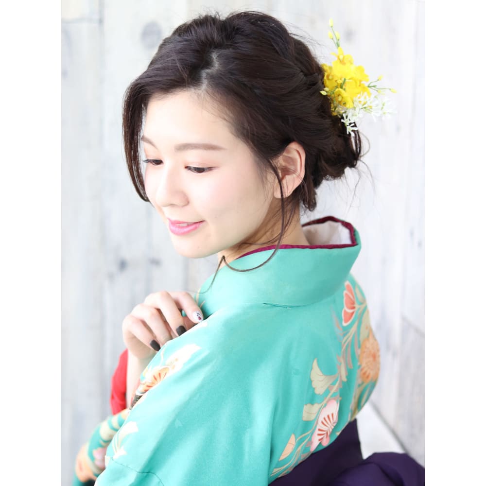Albero 卒業式袴 和装美人ヘアアレンジ Albero アルベロ のヘアスタイル 美容院 美容室を予約するなら楽天ビューティ