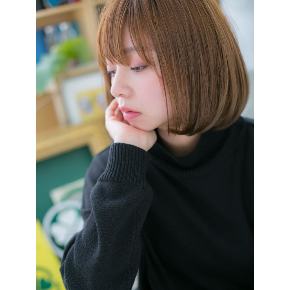 横顔美人 外国人風カラー前下がりボブ マシュマロボブ Cover Hair Spa Bliss 浦和西口店 カバーヘア アンド スパブリス ウラワニシグチテン のヘアスタイル 美容院 美容室を予約するなら楽天ビューティ