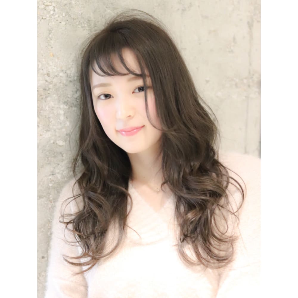 斜めバング スウィートウェーブロング Nell By Makara 銀座 ネル