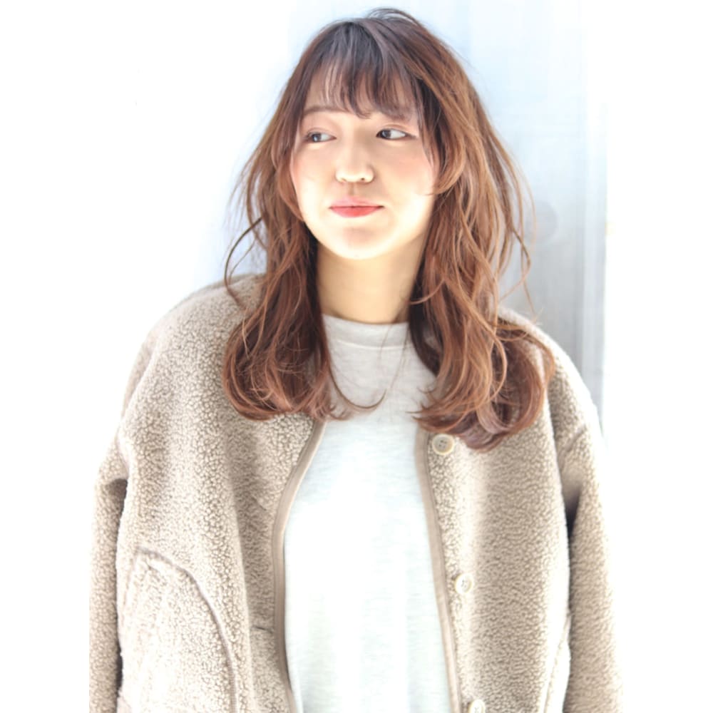 Bouquet 小顔効果 無造作カール ロングヘア Hair Resort Bouquet ヘアリゾートブーケ のヘアスタイル 美容院 美容室を予約するなら楽天ビューティ