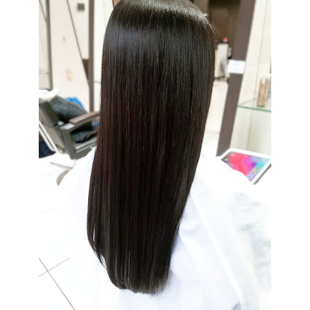 ティアラ縮毛矯正 ナチュラルブラウンカラー Newi 池袋 ネウィ イケブクロ のヘアスタイル 美容院 美容室を予約するなら楽天ビューティ