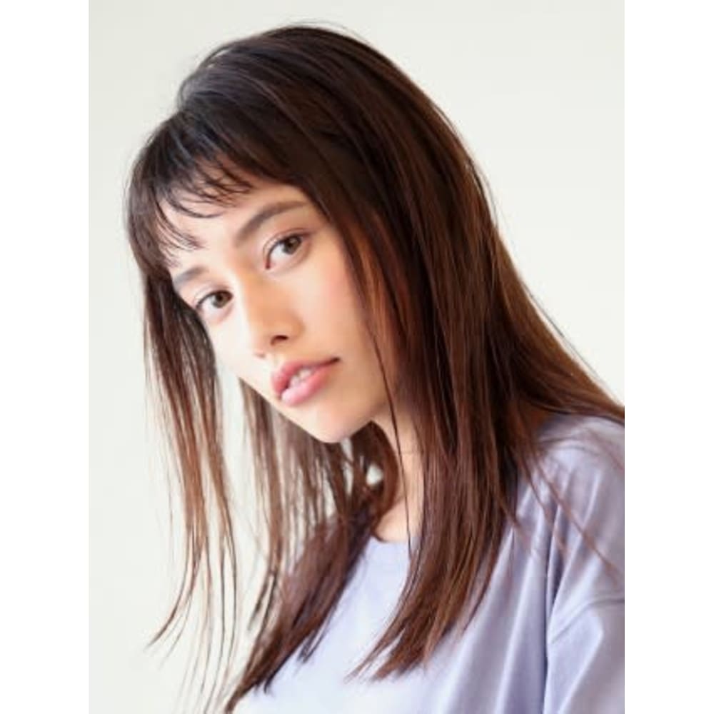 濡れ髪クールなワンレンスタイル Hair Make Earth 東戸塚店 濡れ髪クールなワンレンスタイル Hair Make Earth 東戸塚店
