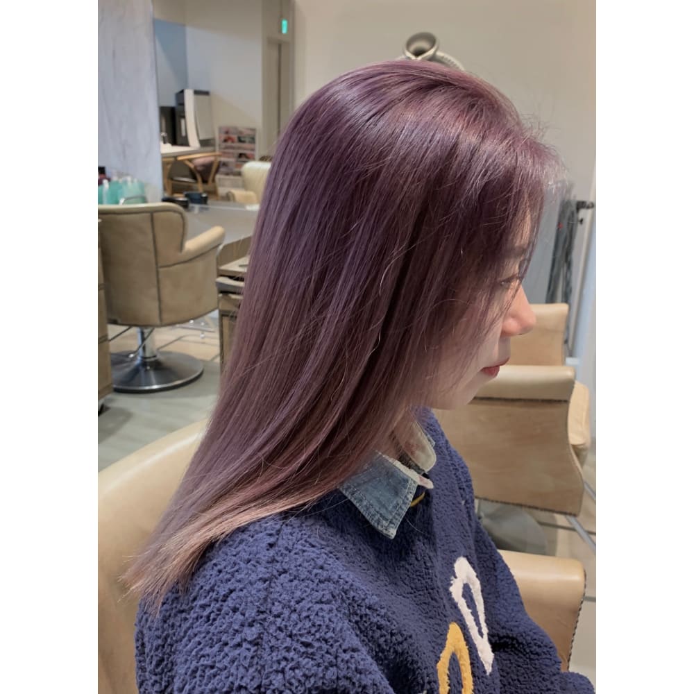 春にぴったりの桜色カラー Hair Make Opsis オプシス のヘアスタイル 美容院 美容室を予約するなら楽天ビューティ