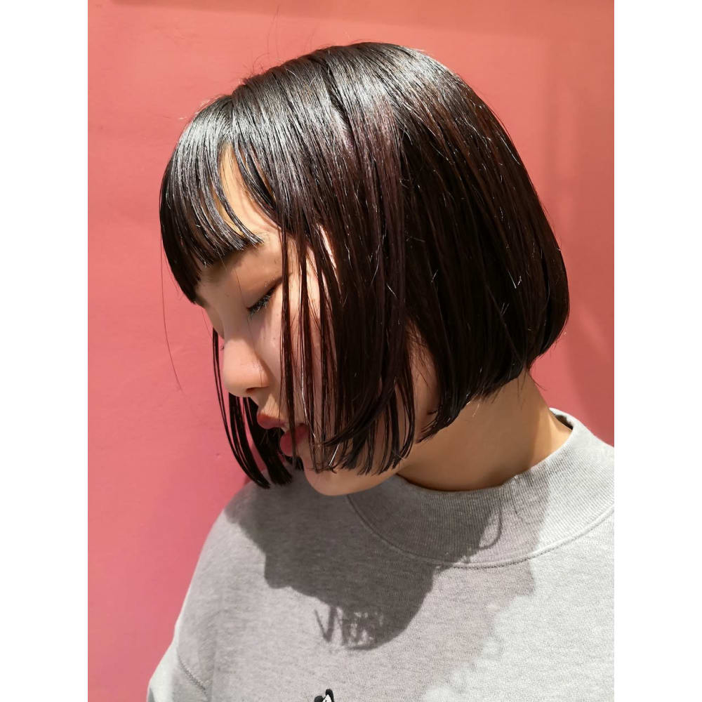 ワイドバングミニボブ Tetote 門戸厄神店 テトテモンドヤクジンテン のヘアスタイル 美容院 美容室を予約するなら楽天ビューティ
