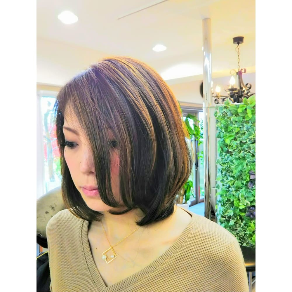 ミックスカラー Hair Towada In Linden ヘアートワダ イン リンデン のヘアスタイル 美容院 美容室を予約するなら楽天ビューティ