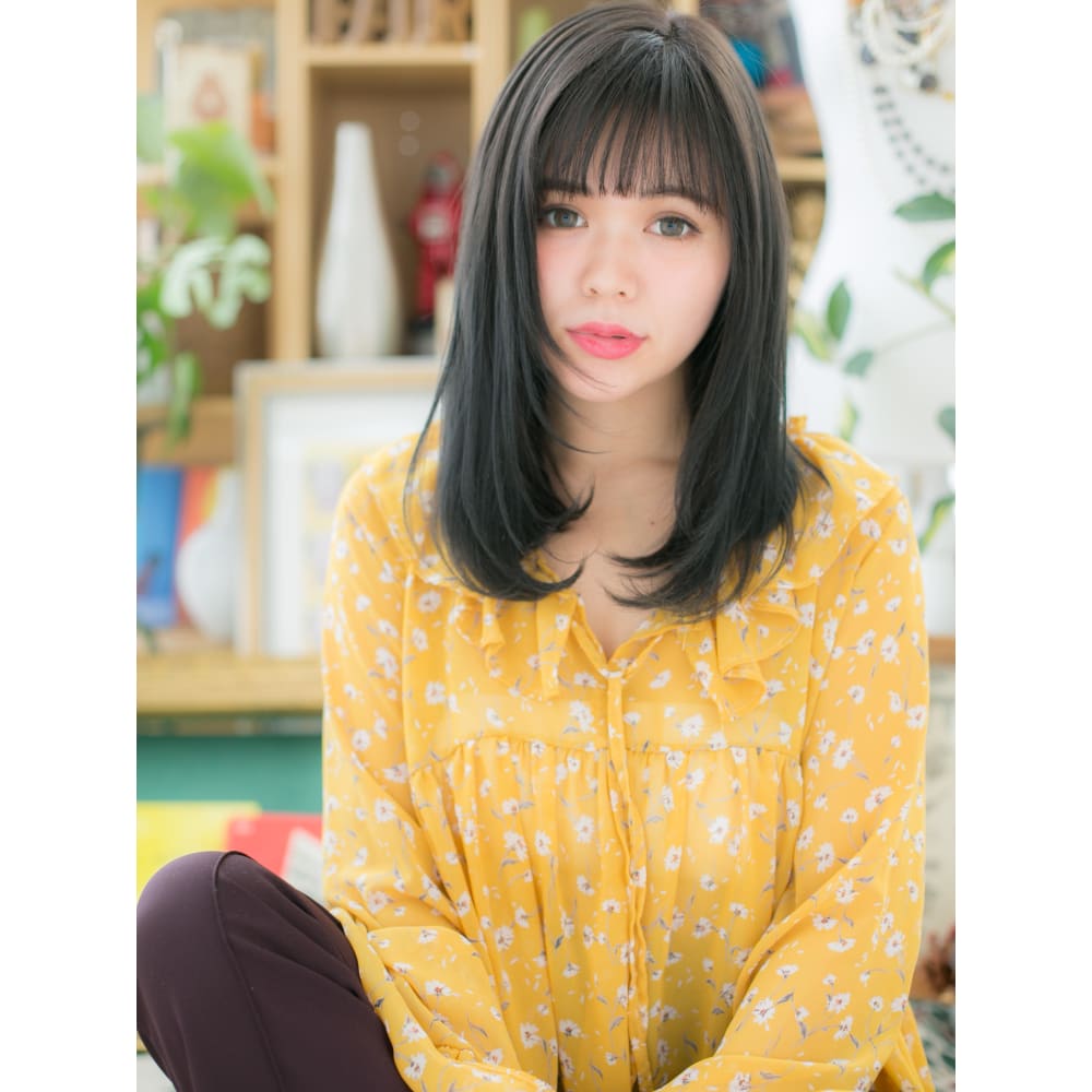 黒髪が大人かわいい 愛されワンカール ゆる巻きロング Cover Hair Bliss 大宮西口店 カバーヘアブリス オオミヤニシグチテン のヘアスタイル 美容院 美容室を予約するなら楽天ビューティ