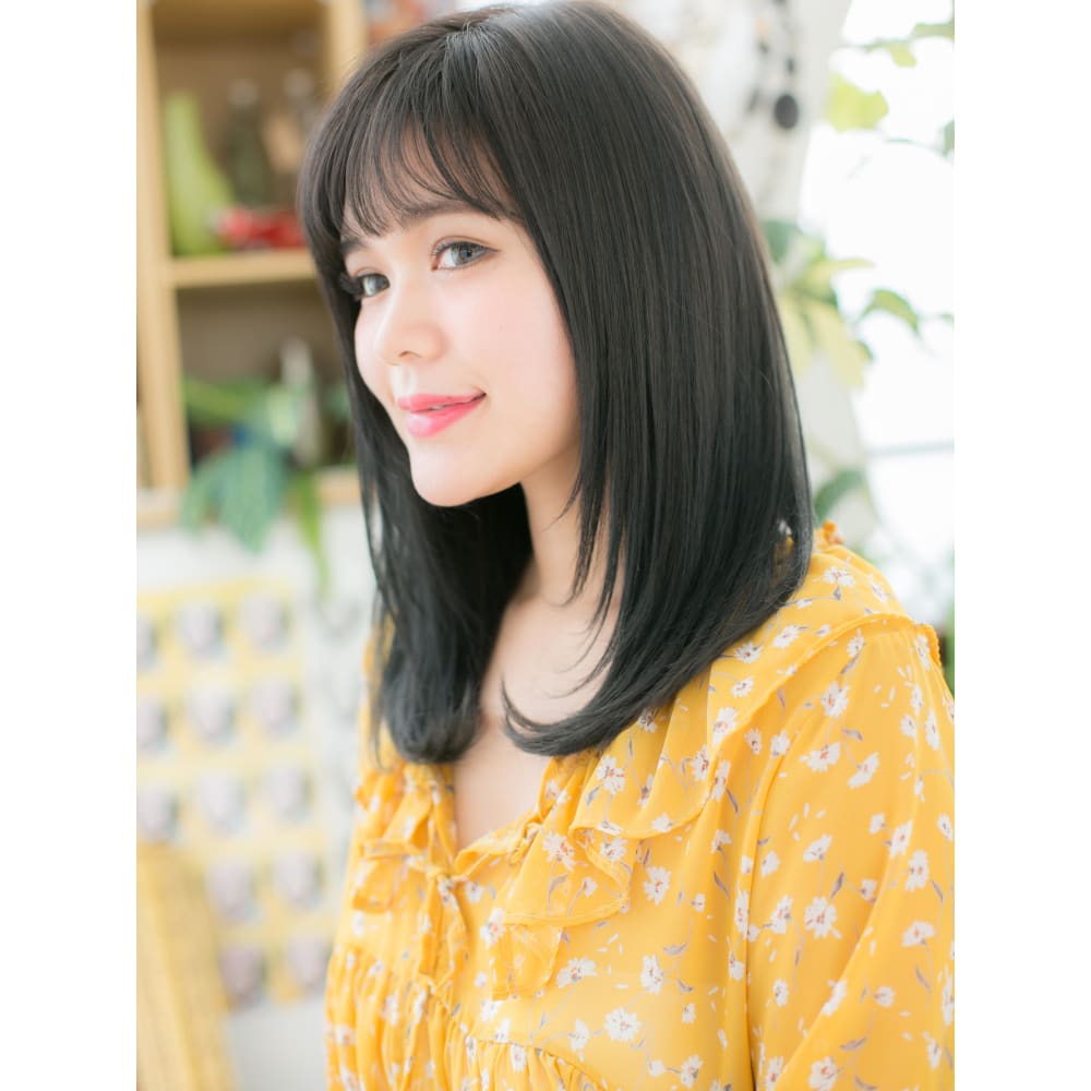 黒髪が大人かわいい 愛されワンカール ゆる巻きロング Cover Hair Bliss 大宮西口店 カバーヘアブリス オオミヤニシグチテン のヘアスタイル 美容院 美容室を予約するなら楽天ビューティ