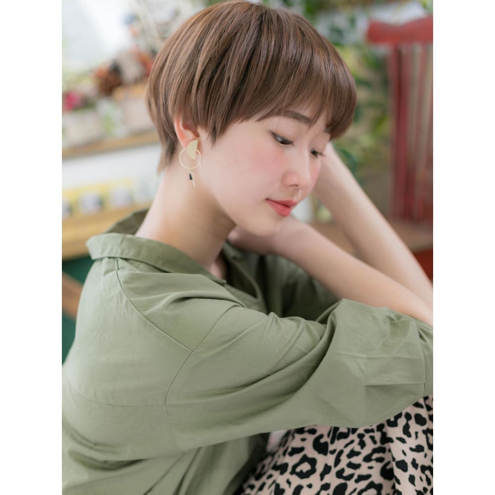 大人かわいい 外国人風カラー小顔マッシュ キュートボブ Cover Hair Bliss 北浦和西口店 カバーヘアブリス キタウラワニシグチテン のヘアスタイル 美容院 美容室を予約するなら楽天ビューティ