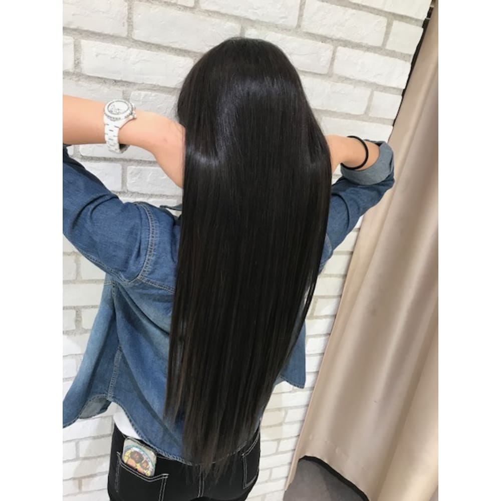 スーパーロングも透明感たっぷりアッシュグレー Ash 戸田公園店 アッシュ トダコウエンテン のヘアスタイル 美容院 美容室を予約するなら楽天ビューティ
